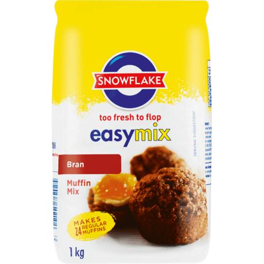 Snowflake Easy Mix Bran Muffin Mix 1kg